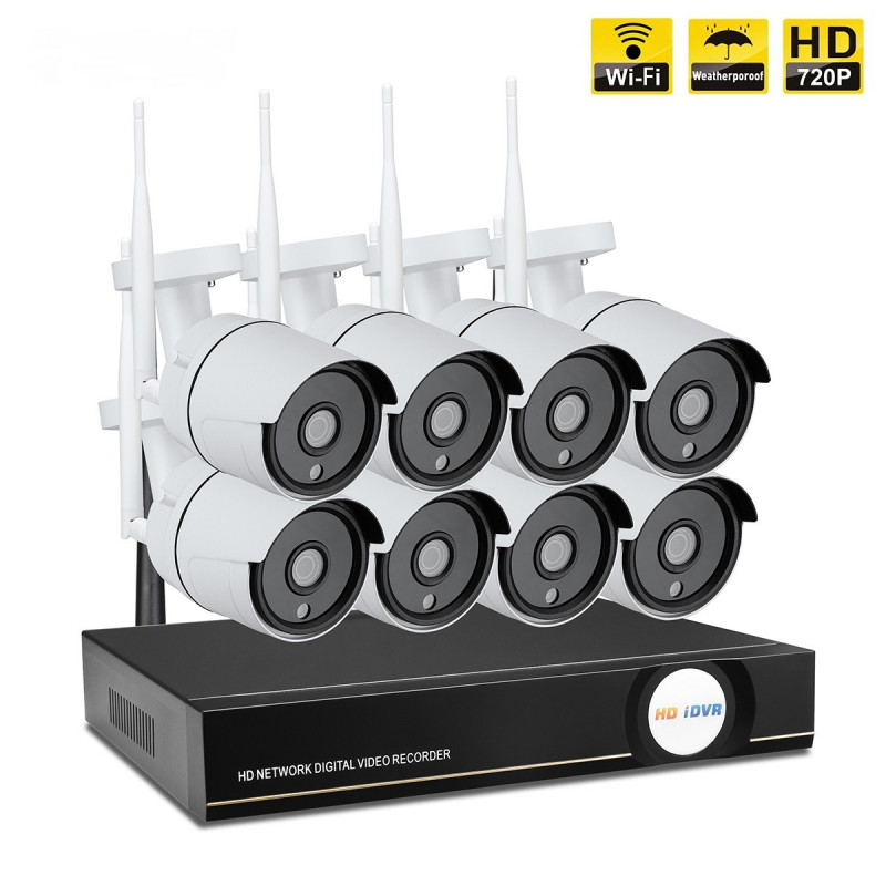 kit camera surveillance 10 cameras interieurs / exterieurs enregistreur DVR